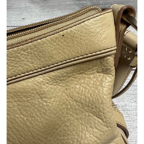 Etienne Aigner Light Yellow Leather Shoulder Bag Purse - Picture 9 of 15